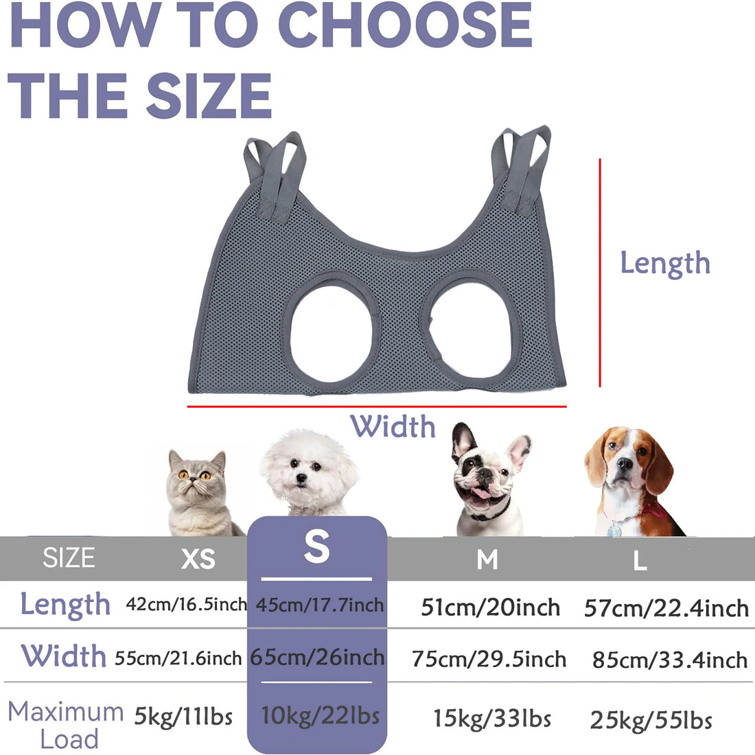 Hängematte für die Haustierpflege